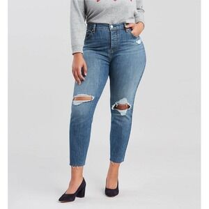 Levi's Women's Wedgie Skinny Fit High Rise Levis Jeans Plus Size 24W 523490007